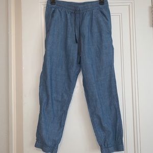 Chambray Joggers
